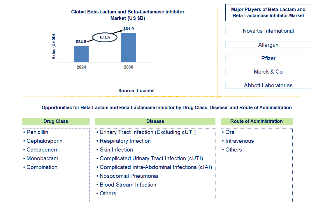 Beta-Lactam and Beta-Lactamase Inhibitor Trends and Forecast